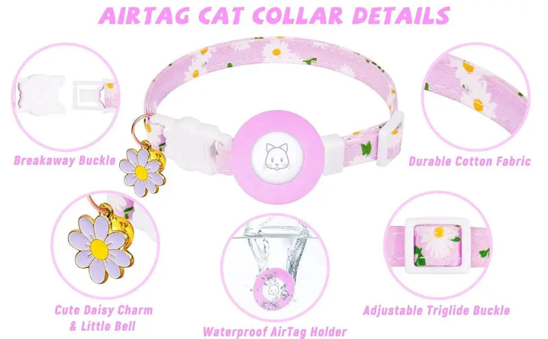 AirTag Kattenhalsband – Veilig, Breakaway & Met Belletje - Pet Buddy