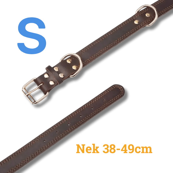 Benepaw Echtleren Halsband - Pet Buddy