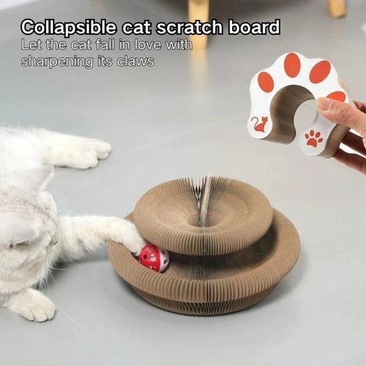 FoldaScratch™ – De Magische Vouwbare Krabbel evolutie voor Gelukkige Katten & Beschermde Meubels - Pet Buddy
