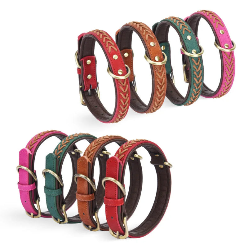 Handgemaakte Leren Hondenhalsband – Duurzaam & Comfortabel - Pet Buddy