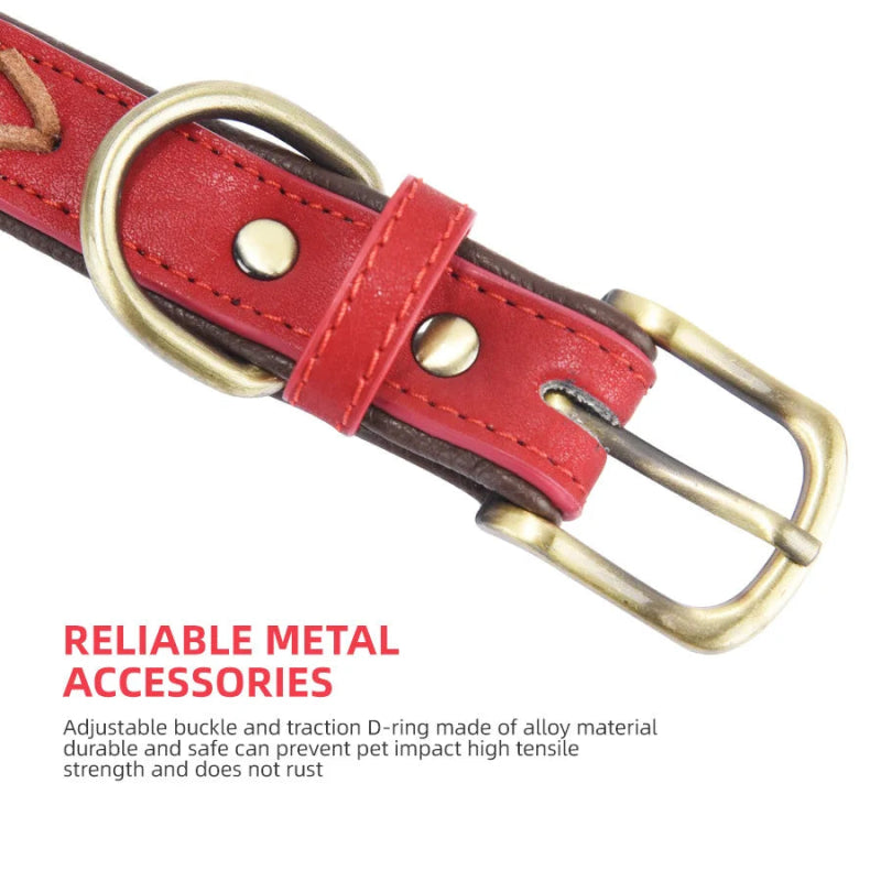Handgemaakte Leren Hondenhalsband – Duurzaam & Comfortabel - Pet Buddy