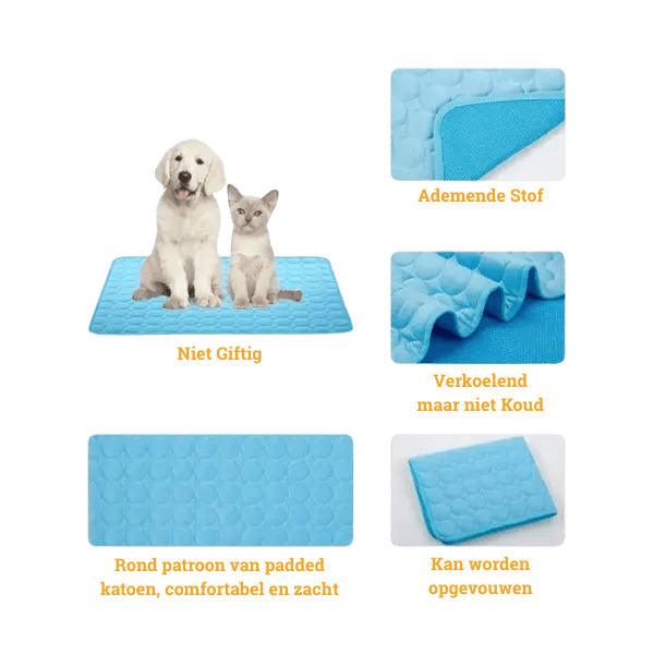 IJs - Zijde Koelmat voor Huisdieren - Pet Buddy
