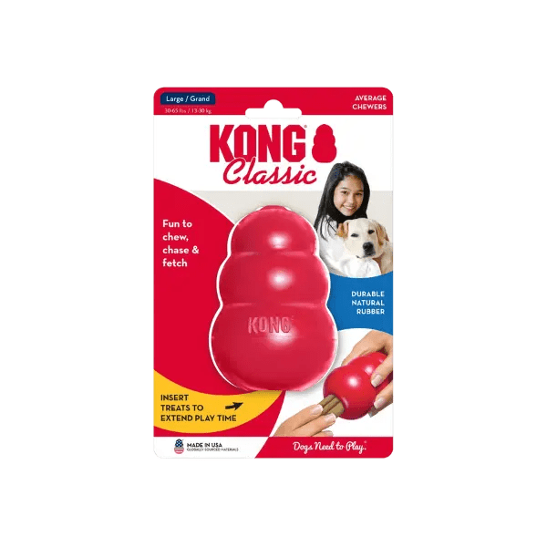 KONG Classic – Duurzaam Kauwspeeltje met Vulfunctie - Pet Buddy