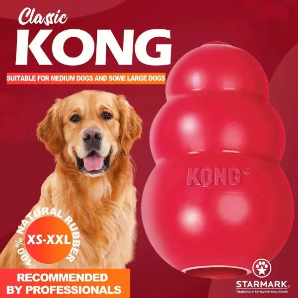 KONG Classic – Duurzaam Kauwspeeltje met Vulfunctie - Pet Buddy
