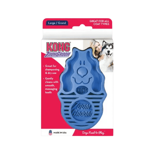 KONG Classic ZoomGroom – Multiborstel voor Honden - Pet Buddy