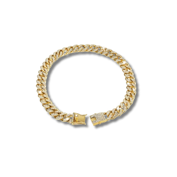 Luxe Diamant Cuban Huisdierhalsband - Pet Buddy