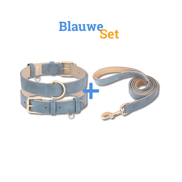 LuxeSoft Halsband & Riem Set - Pet Buddy