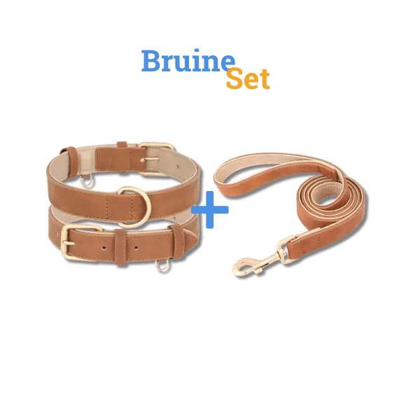LuxeSoft Halsband & Riem Set - Pet Buddy