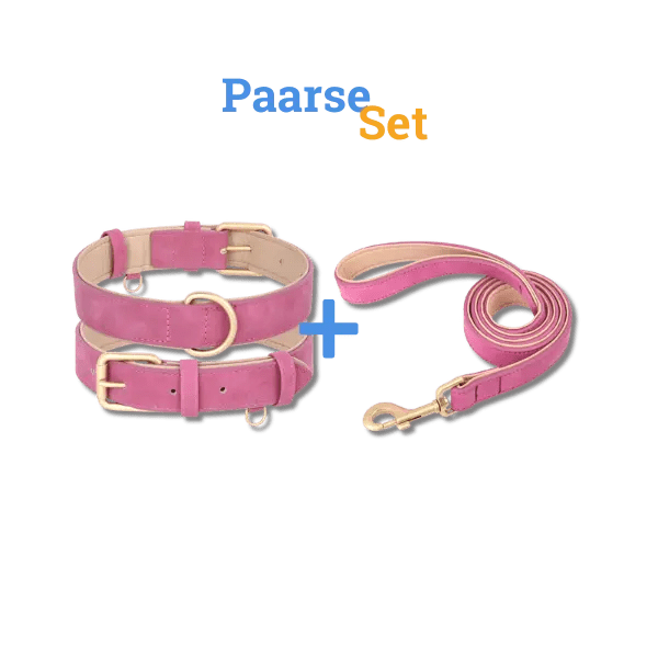 LuxeSoft Halsband & Riem Set - Pet Buddy
