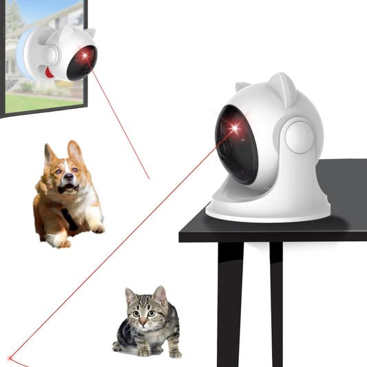 MeowMotion™ – Slimme Laser Cat Toy met 3 Snelheden - Pet Buddy