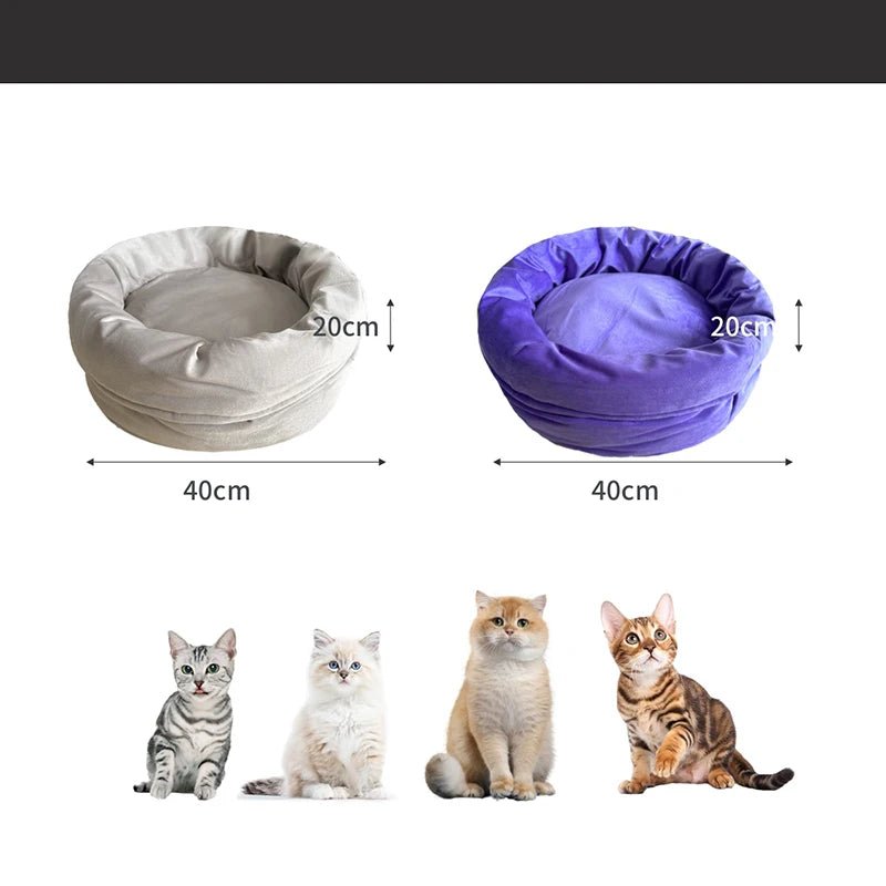 Pluche Kattenbed – Zacht & Comfortabel Nest - Pet Buddy