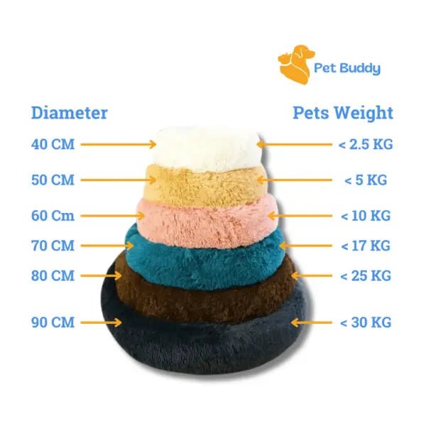 Pluchen Rond Huisdiernest - Pet Buddy