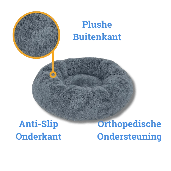 Pluchen Rond Huisdiernest - Pet Buddy