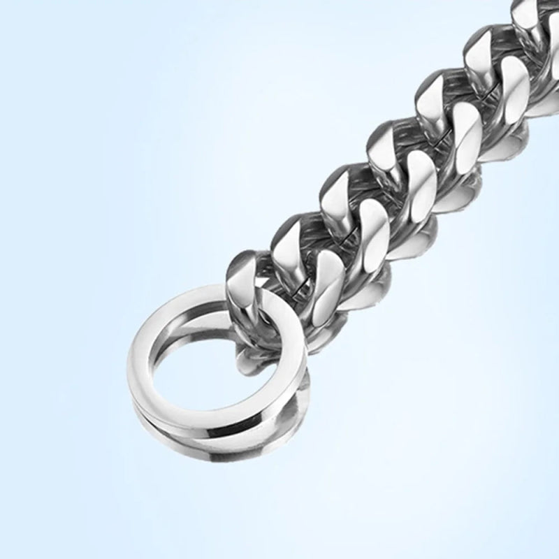RVS Hondenketting – Cubaanse schakel, Sterk & Stijlvol - Pet Buddy