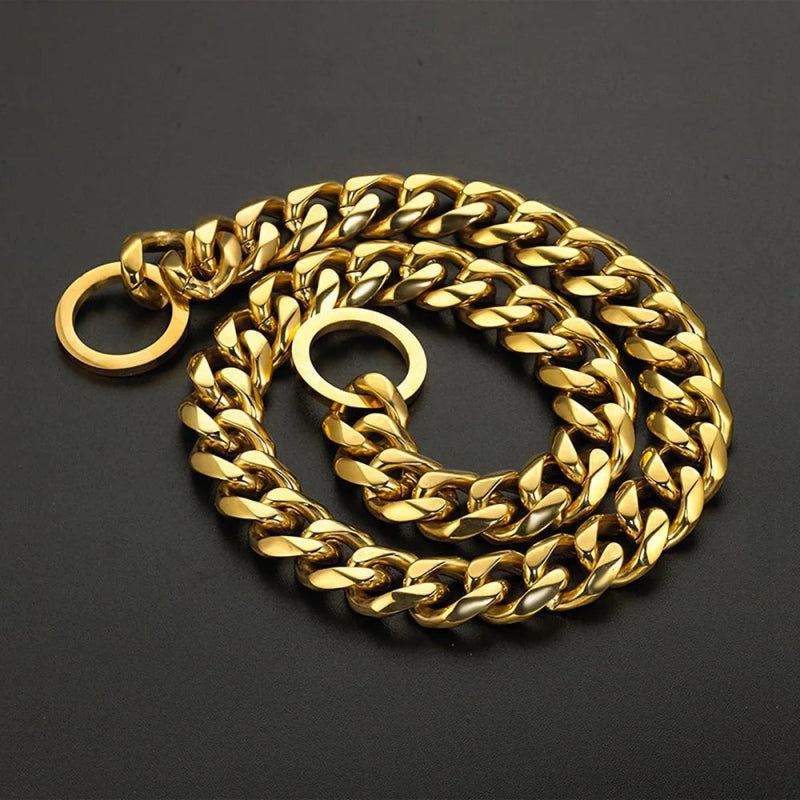 RVS Hondenketting – Cubaanse schakel, Sterk & Stijlvol - Pet Buddy