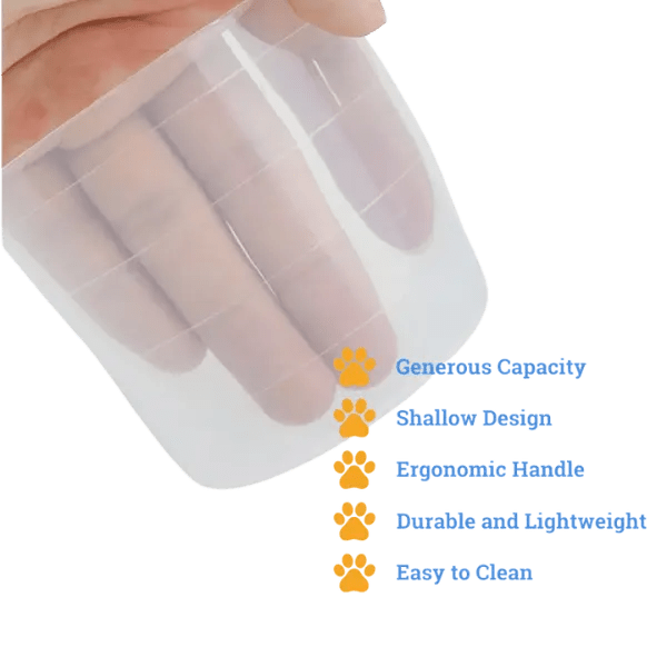 Transparante Huisdiervoerschep - Pet Buddy