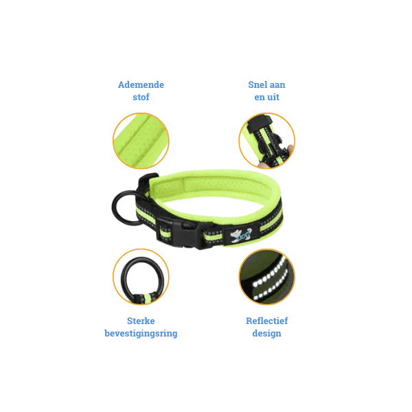 Verstelbare Zachte Mesh Halsband - Pet Buddy