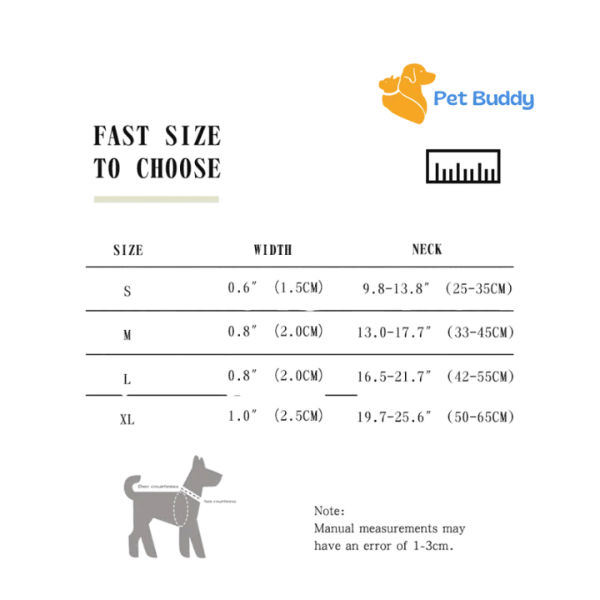 Verstelbare Zachte Mesh Halsband - Pet Buddy