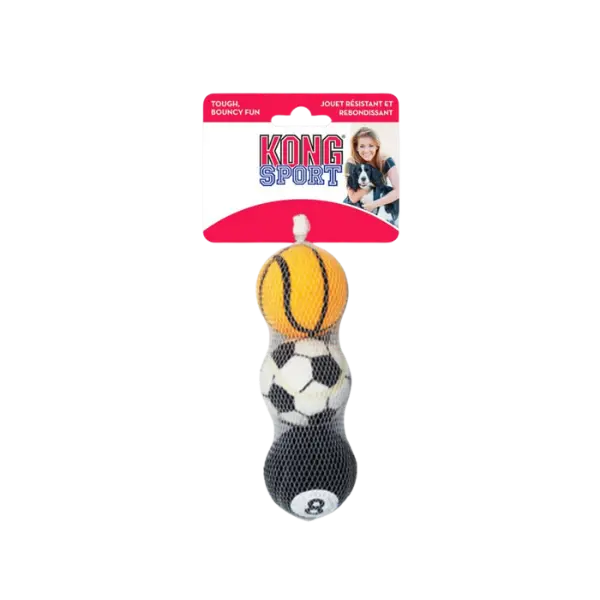 KONG Classic Sport Balls 3-Pack - Pet Buddy
