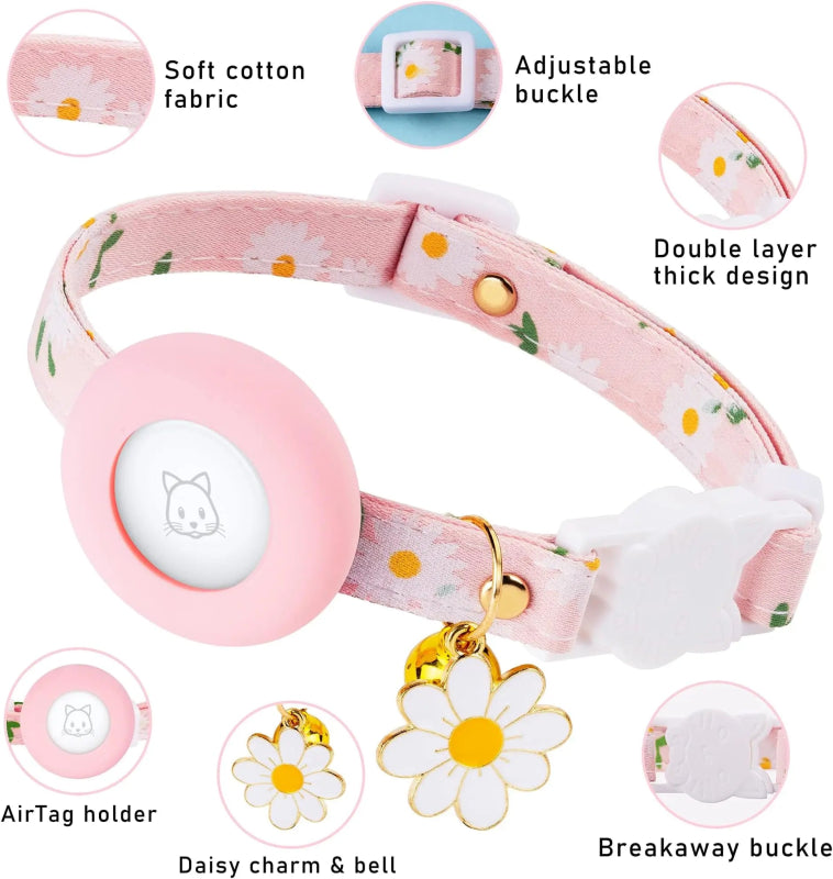 AirTag Kattenhalsband – Veilig, Breakaway & Met Belletje - Pet Buddy