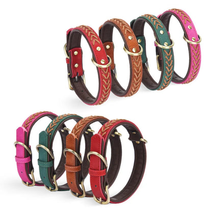 Handgemaakte Leren Hondenhalsband – Duurzaam & Comfortabel - Pet Buddy