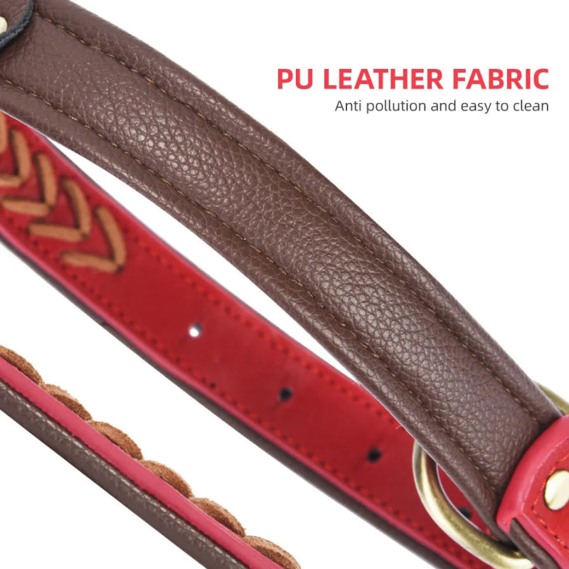 Handgemaakte Leren Hondenhalsband – Duurzaam & Comfortabel - Pet Buddy