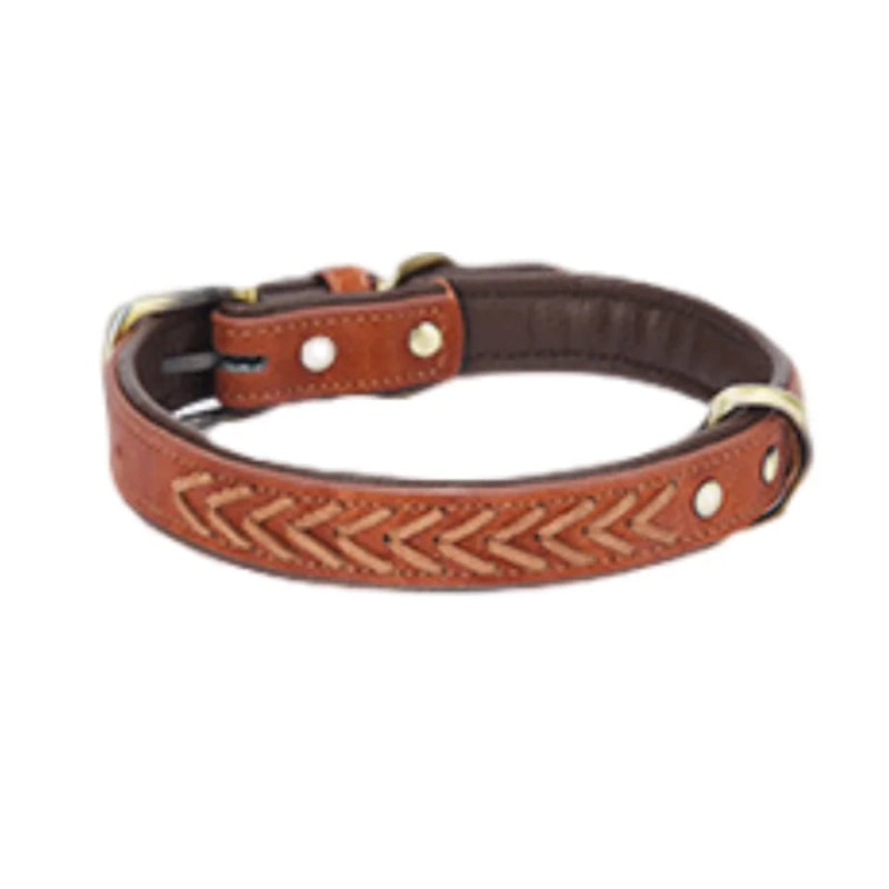 Handgemaakte Leren Hondenhalsband – Duurzaam & Comfortabel - Pet Buddy