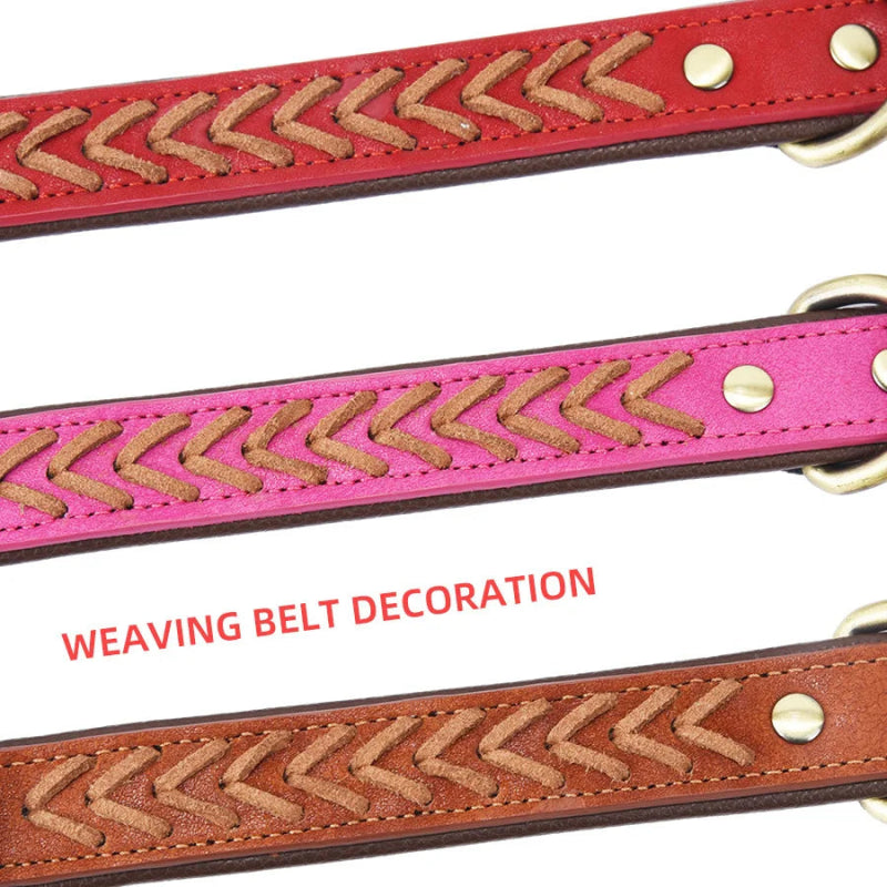 Handgemaakte Leren Hondenhalsband – Duurzaam & Comfortabel - Pet Buddy
