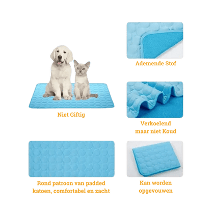 IJs - Zijde Koelmat voor Huisdieren - Pet Buddy