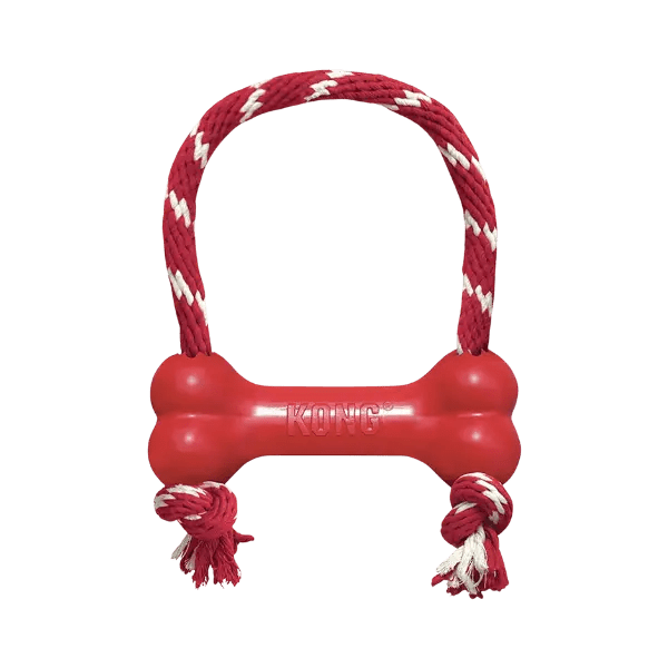 KONG Classic Puppy Goodie Bone met Touw – Maat XS - Pet Buddy