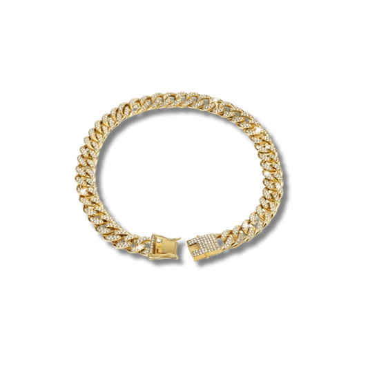 Luxe Diamant Cuban Huisdierhalsband - Pet Buddy