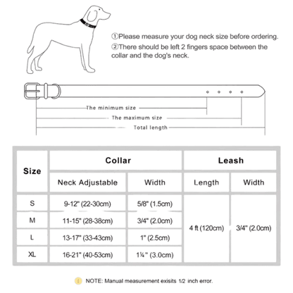 LuxeSoft Halsband & Riem Set - Pet Buddy