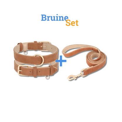 LuxeSoft Halsband & Riem Set - Pet Buddy