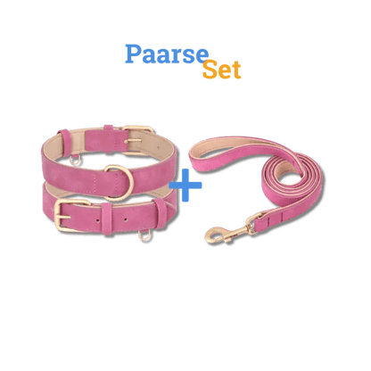 LuxeSoft Halsband & Riem Set - Pet Buddy