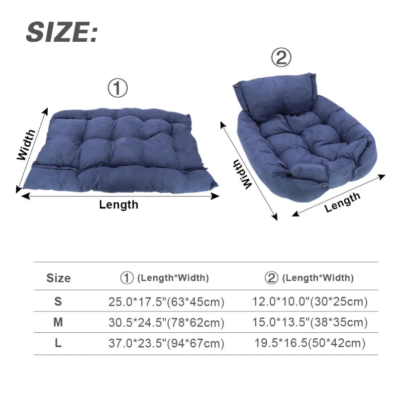 Multifunctioneel Honden - & Kattenbed 3 - in - 1 - Pet Buddy
