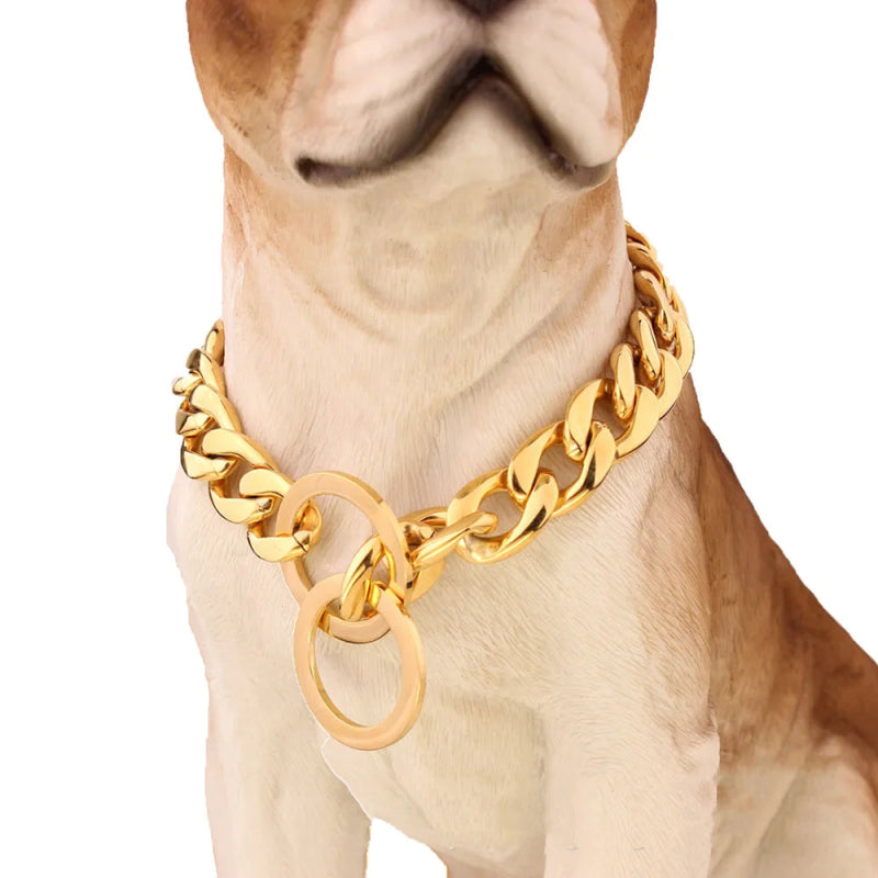RVS Hondenketting – Cubaanse schakel, Sterk & Stijlvol - Pet Buddy