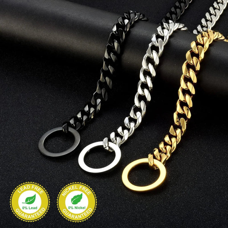 RVS Hondenketting – Cubaanse schakel, Sterk & Stijlvol - Pet Buddy