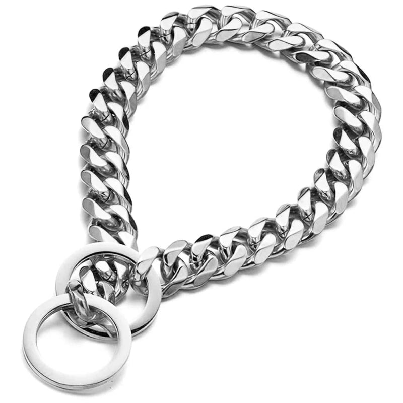 RVS Hondenketting – Cubaanse schakel, Sterk & Stijlvol - Pet Buddy