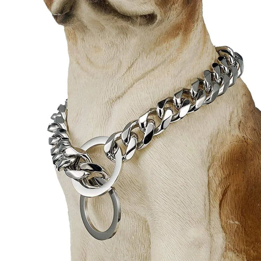 RVS Hondenketting – Cubaanse schakel, Sterk & Stijlvol - Pet Buddy